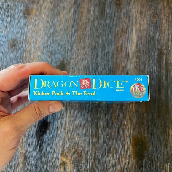 VTG TSR Dragon Dice Game Kicker Pack 4 The Feral Open Box Dice Sealed in Bag - Picture 5 of 7